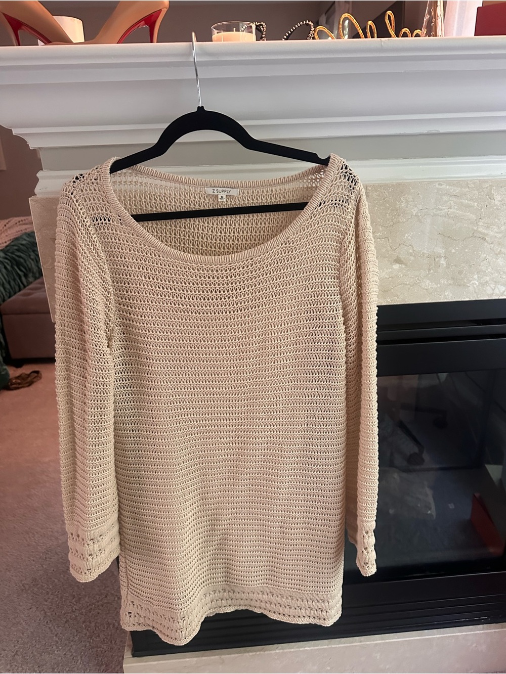 Z supply Calabria Crochet Sweater Dress - Picture 2 of 7